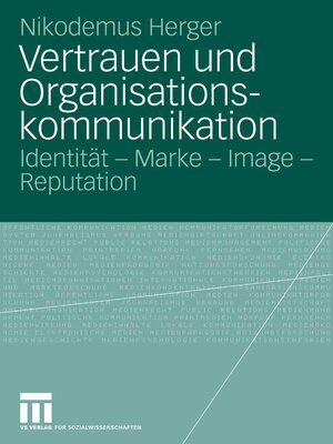 cover image of Vertrauen und Organisationskommunikation